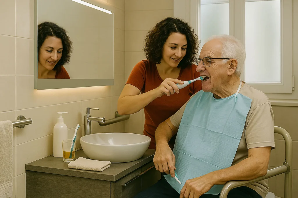 adaptaciones del hogar para la higiene dental en adultos mayores